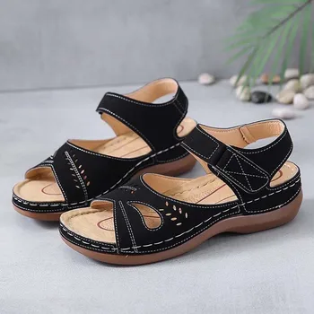 

Summer 2020 Women Sandals Shoes Shallow mouth Wedge heel Women Beach Slides Shoes Woman Outdoor Sandals