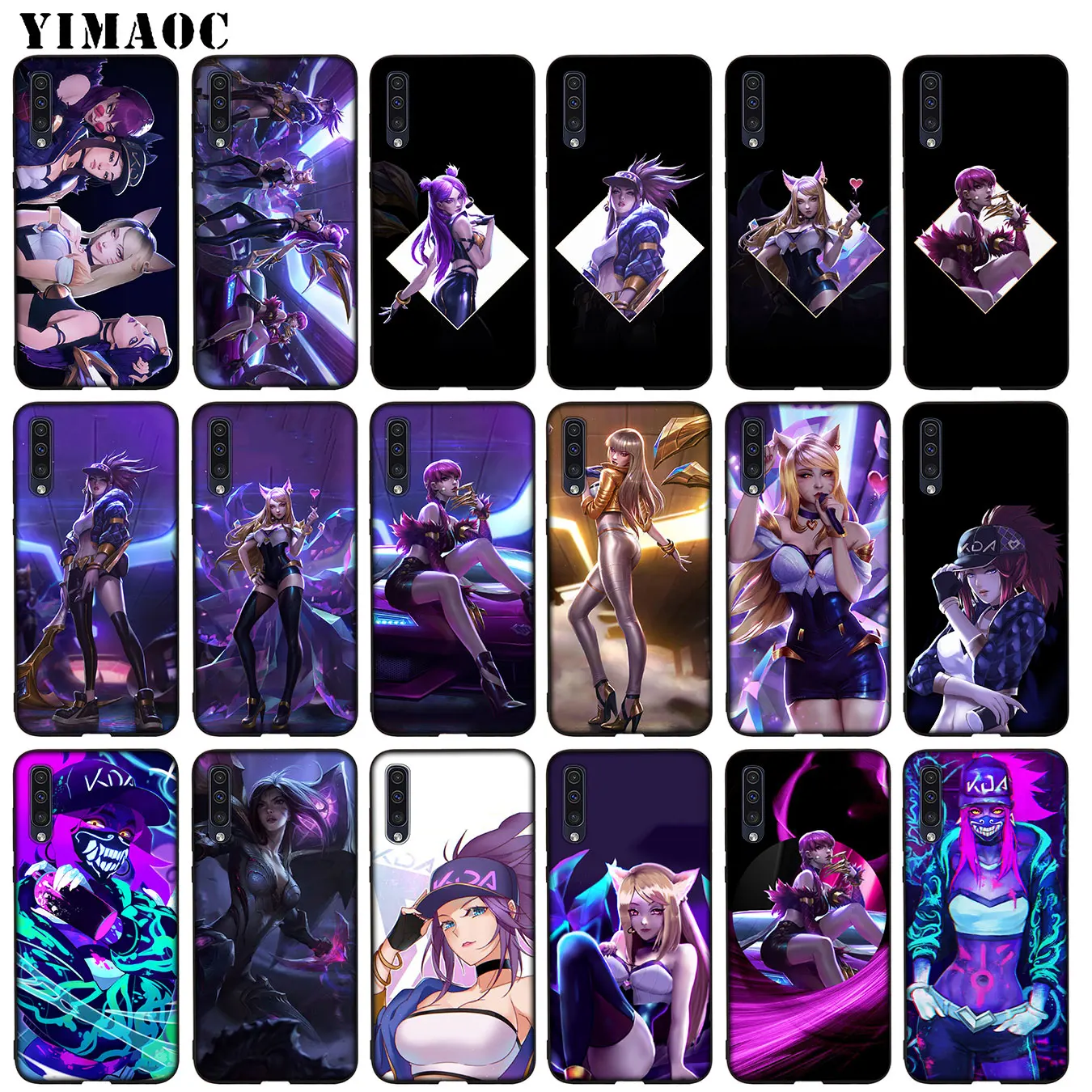 YIMAOC lol kda kaisa Ahri akali Мягкий ТПУ силиконовый чехол для Samsung Galaxy A51 A71 A81 A91 A41 A21 A11 A01 M10 M20