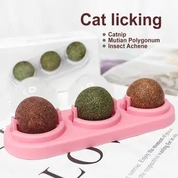 

Funny Catnip Catmint Matatabi Cat Liking Playing Chew Mint Ball Toy Pet Supplies