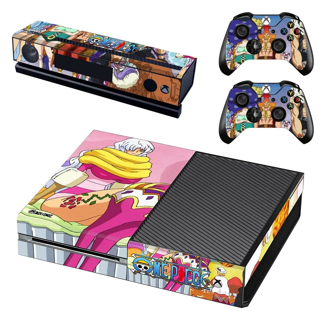 Для xbox one стикер s one piece виниловые наклейки для кожи Стикеры Adesivo для xbox one консоль Kinect два контроллера шкуры