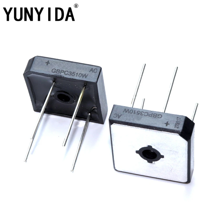 

Мостовой выпрямитель GBPC3510w 35A1000V, 5 шт./лот