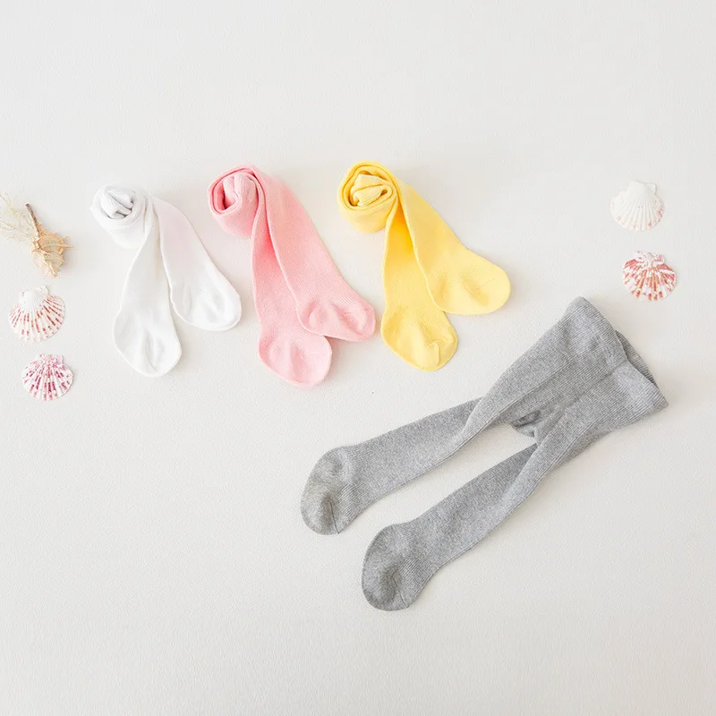 

Spring And Autumn CHILDREN'S Socks Fertile Leisurely BABY'S Non-slip Socks Solid Color Thin Strips Baby CHILDREN'S Leggings Kids
