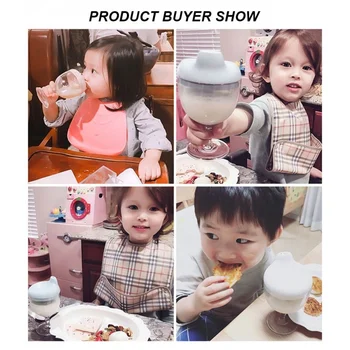 

Luxury Baby Gifts 150ML Baby Goblet Water Bottle Infant Cups with Duckbill Mouth Shape for Feeding Baby Training Doidy Cup