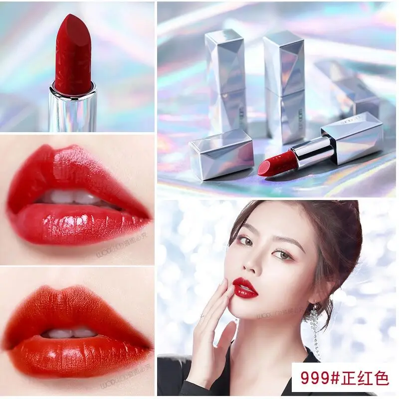 

Colorful Shinny Velvet Lipstick Texture Charming Lips Makeup Waterproof Long lasting Mouisturizing Matte Nude Lips Cosmetics