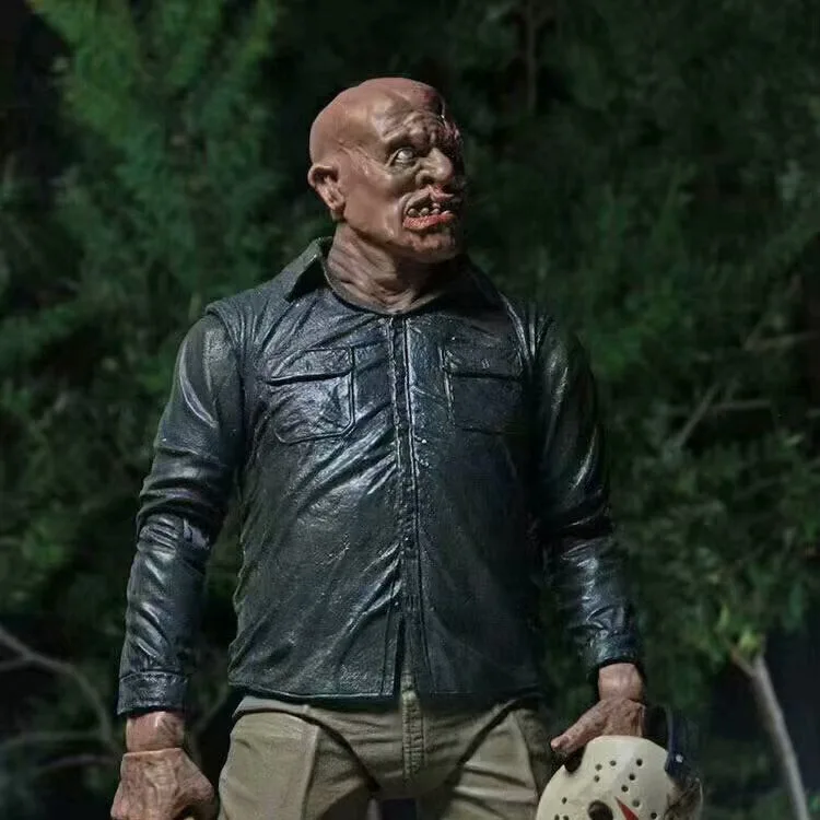 NECA Черная пятница 4th главу Джейсон Делюкс издание мобильный-лицевая сторона пересадки 7-дюймовый Гараж Комплект