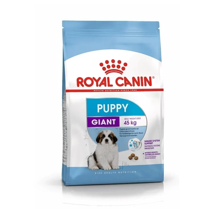 Royal Canin Giant Puppy корм для щенков гигантских пород c 2 до 8 месяцев 15 кг | Дом и сад