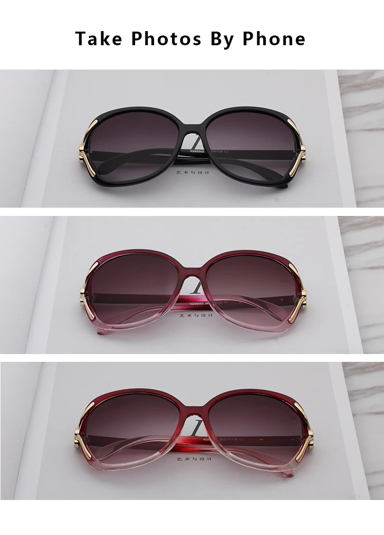 big sunglasses for women DCM Vintage Sunglasses Women Brand Designer Oval Big Frame Sun Glasses Lunette De Soleil UV400 rose gold sunglasses