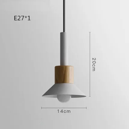 Lustra lampa стиль бар окно ванная комната лампа теплая прикроватная лампа для спальни фонарик одна голова ресторан люстра - Цвет корпуса: B White