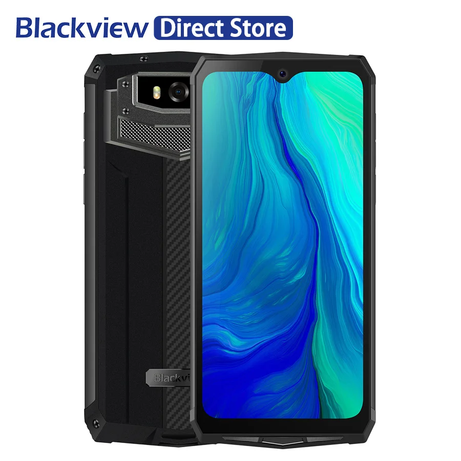 Мобильный телефон Blackview BV9100, 4 ГБ, 64 ГБ, экран 6,3 дюйма, Восьмиядерный Android 9,0, 16 Мп, быстрая зарядка, 13000 мАч, OTG, NFC, смартфон