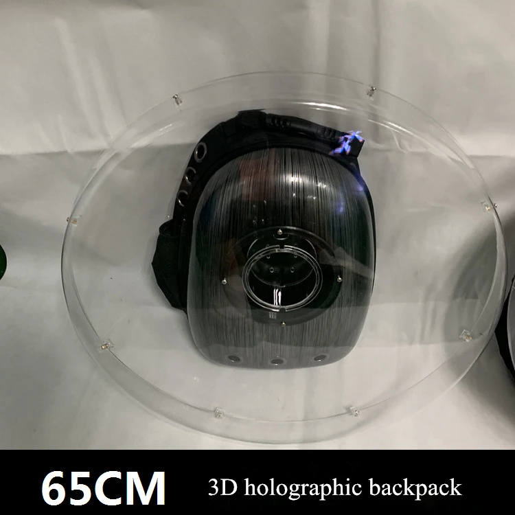 3D 42 см Мобильная голограмма рекламный дисплей светодиодный вентилятор голографическая 3D Фото Видео голый глаз светодиодный вентилятор рюкзак лучше всего подходит для магазина бар