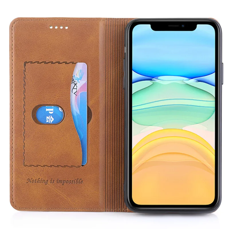 Флип-кошелек, кожаный чехол для iPhone 11 Pro XS Max XR X 6 6s 7 8 Plus, роскошный крепкий Магнитный чехол, держатель для карт, чехлы для телефонов