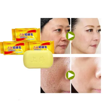 

Hand-made sulfur-removal mite disinfection soap. Private bath detergent. Deodorization. Antiseptic and whitening soap