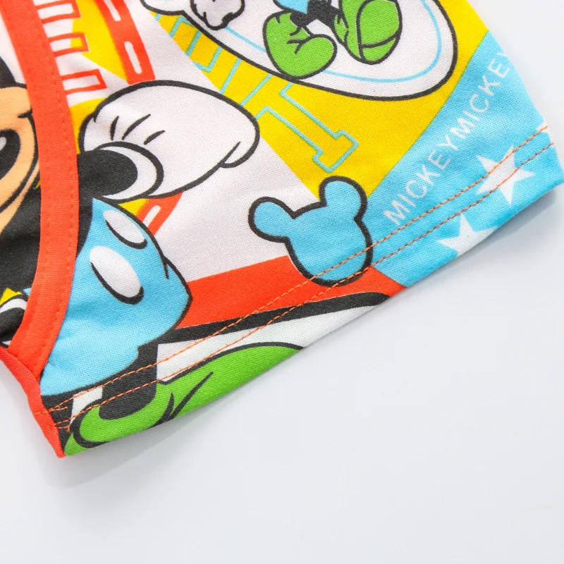 3PCS/LOT Disney Mickey Mouse Cotton Soft Pants Briefs Children Underwear Baby Boys Underwear Cartoon Spiderman Kids Underpants boys underwear