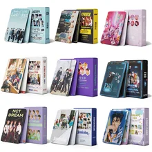 55 sztuk zestaw Kpop dwa razy karty Lomo nowy album smak miłości Momo Sana fotokarty dla fanów prezent wysokiej jakości HD k-pop karty tanie tanio nbyinto CN (pochodzenie)