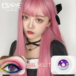 Vibrant Cosplay Halloween Colored Contact Lenses - 1 Pair (HD64)