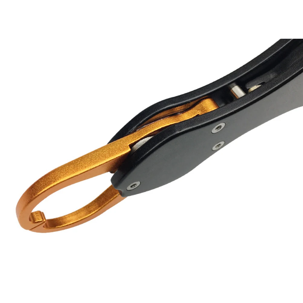 

Lip Grip Tackle Rope Ruler Grabber With Scale Aviation Aluminum Clip Fish Control Clamp Fishing Tool Anti Slip Catch Pliers