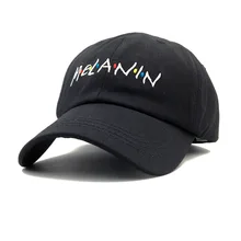 Новая шляпа меланин вышитая Бейсболка Шляпа Для Гольфа уличная пара шляпа Повседневная шляпа водителя грузовика