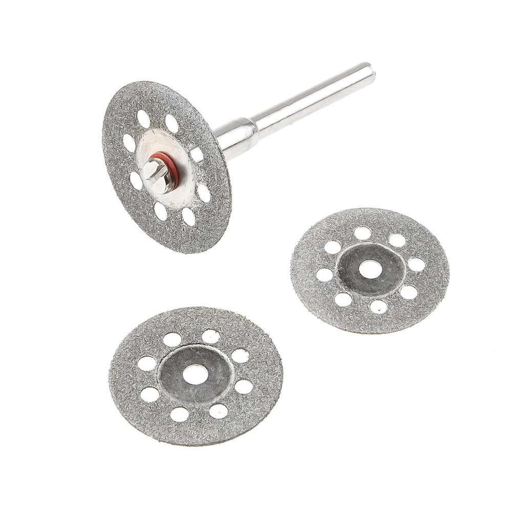 Диски алмазные для мини-дрели Hammer Flex 219-005 22мм с держателем 3 шт | Инструменты