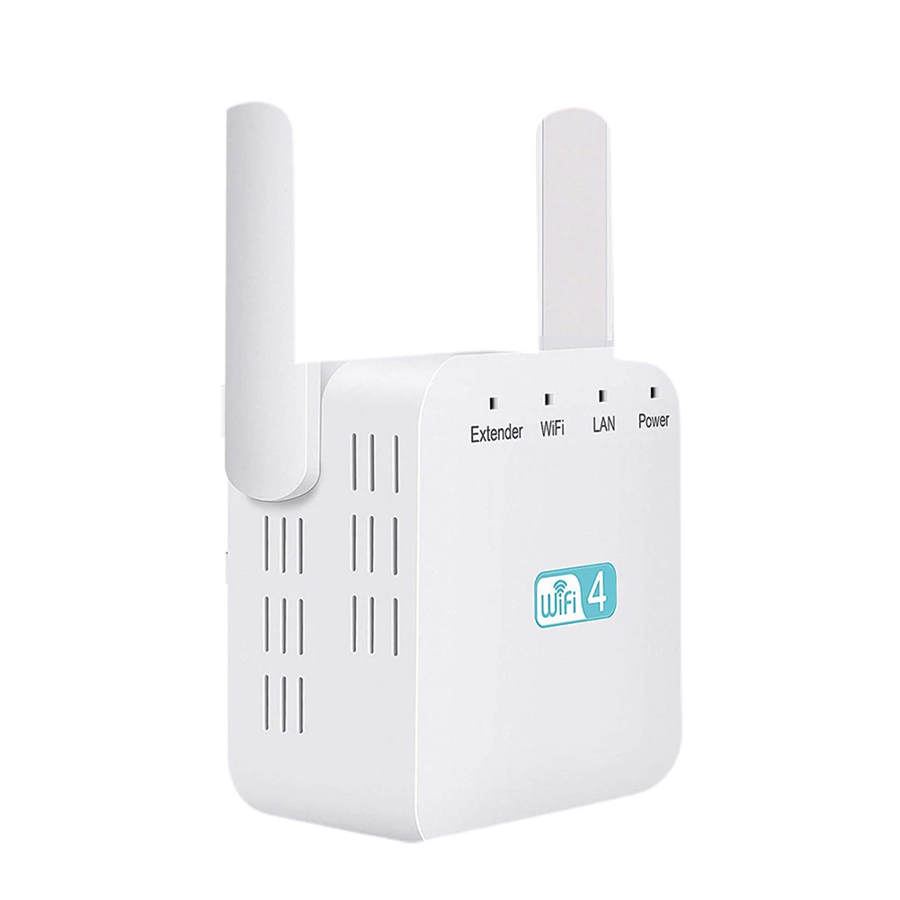 300Mbps Portable Signal Booster Access Point Amplifier Range Extender Computer Network Home Office ABS Universal Wireless Router