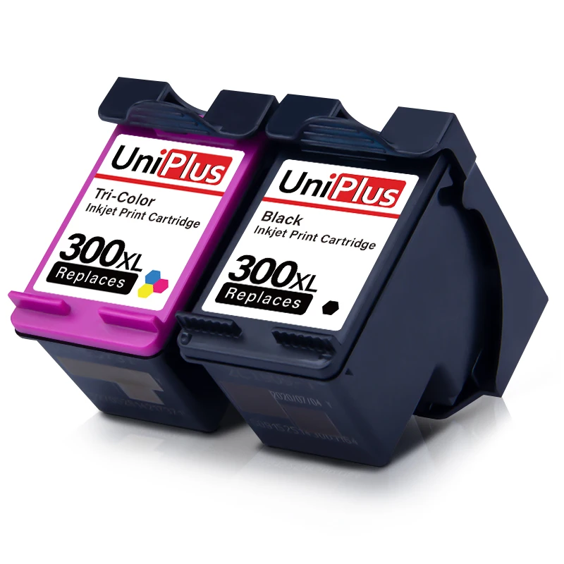 UniPlus замена картриджа для принтера hp 300XL hp 300 hp 300 ENVY 100 110 Deskjet D1620 D1630 PhotoSmart C4600 C4610