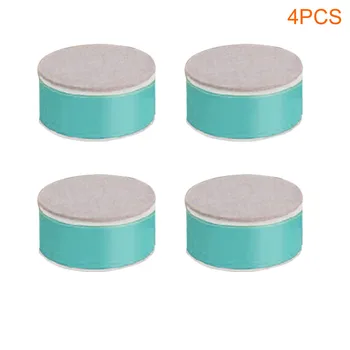 

4pcs Non Slip Breakfast Bar Coffee Table Self Adhesives Round Anti Scratch Carbon Steel Home Bed Chair Furniture Feet Pads