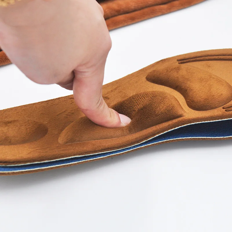 Унисекс 4D Memory Foam Ортопедическая стелька супинатор ортопедический стельки для обуви Плоская стопа Уход за ногами подошва обуви ортопедические подушки