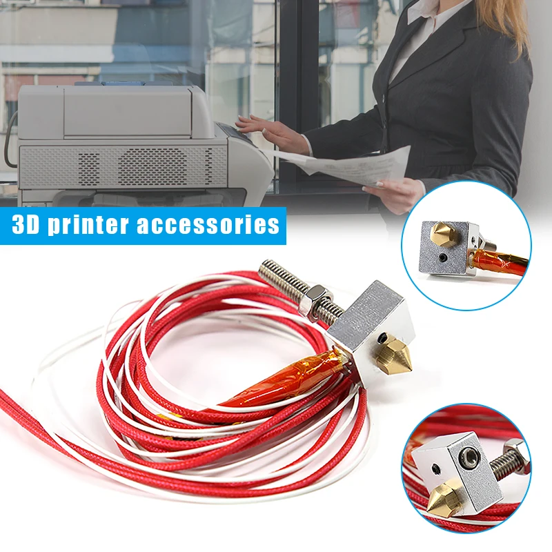 

3D Printer Extruder Throat Heater Heat Blocks Kit Replacement Accessories Parts OUJ99
