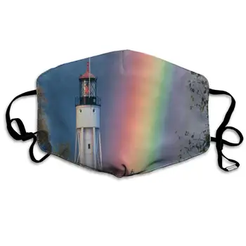 

Lighthouse Theme Fabulous Dust Mouth Mask Reusable Anti-Dust Face Mask Adjustable Earloop Skin Protection