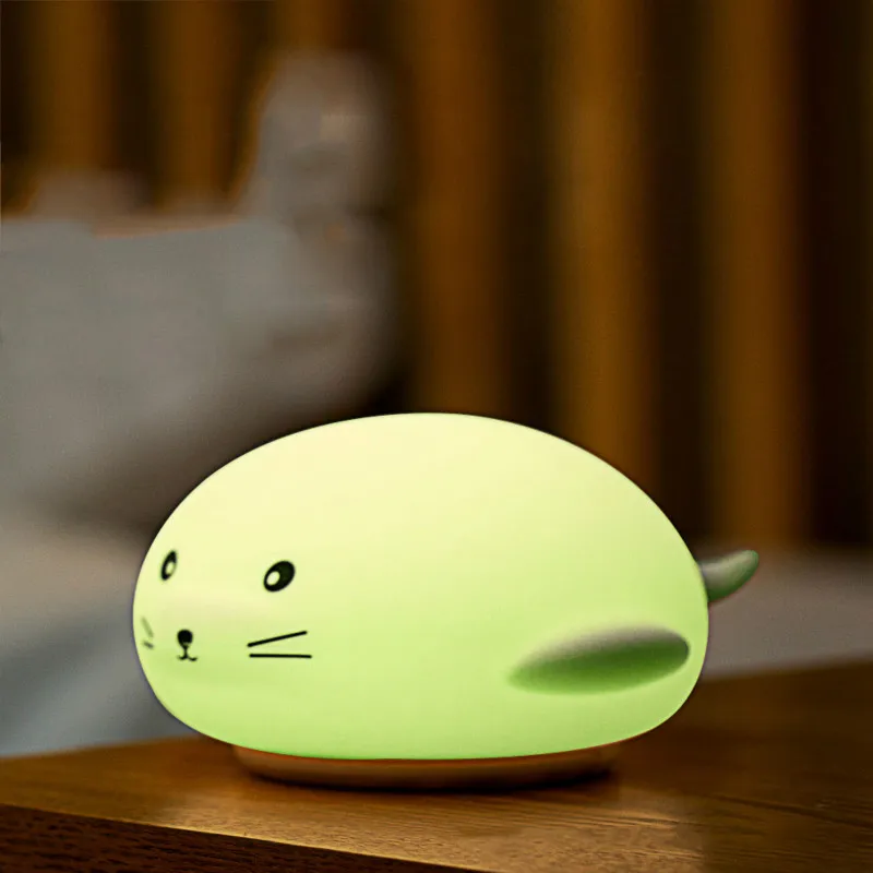 Светодиодный ночник цветной детский Ночной светильник USB Перезаряжаемый для