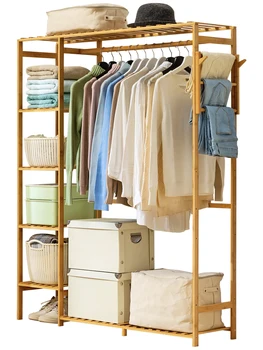 

modern Wardrobe Multifunction Storage Rack Orgnizer Floor shoe rack Large Capacity Clothing Hanger Coat Home Furniture