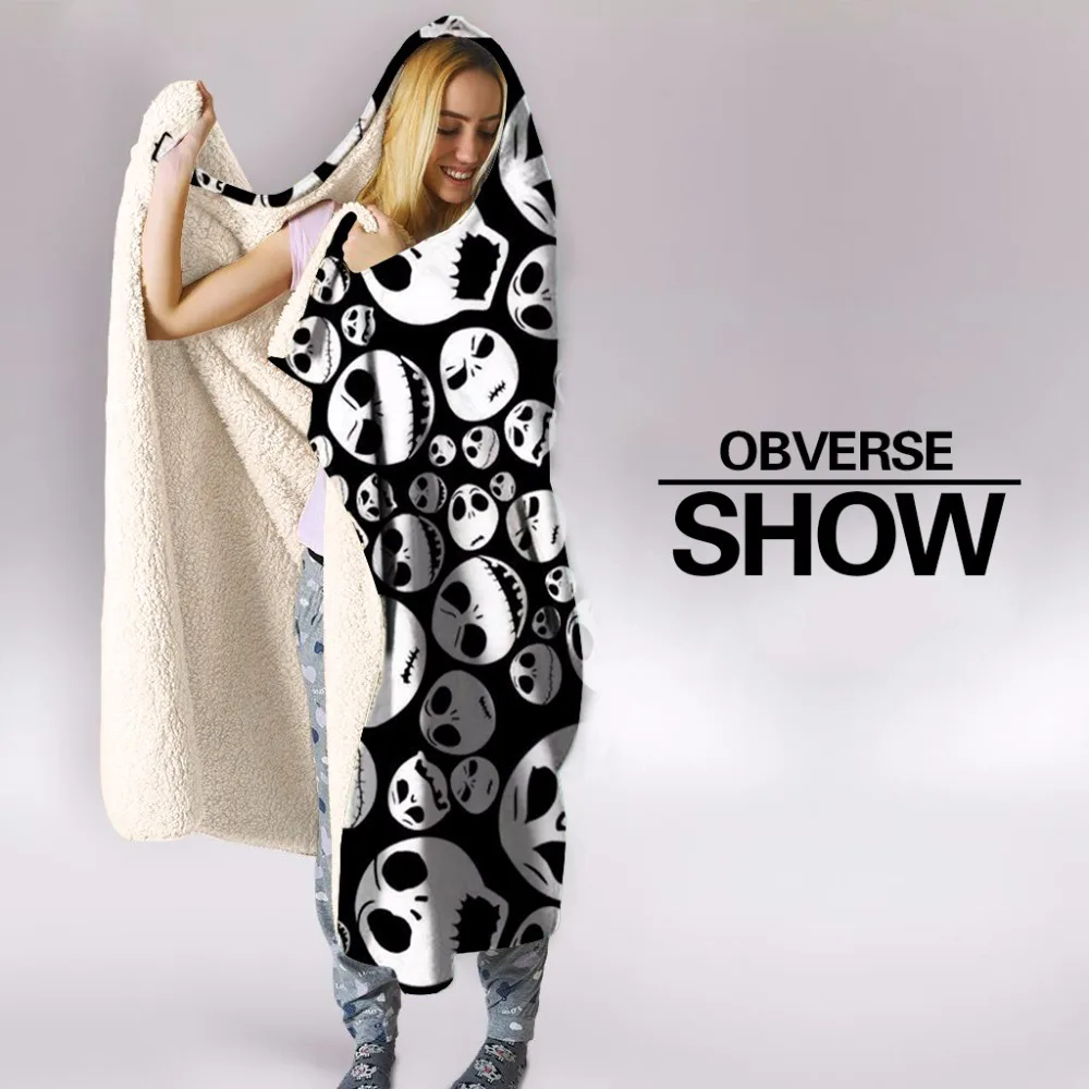 Smile-Skull-3d-Printed-Plush-Home-Office-Textile-Hooded-Blanket-For-Adult-Child-Washable-Warm-Sofa (1)