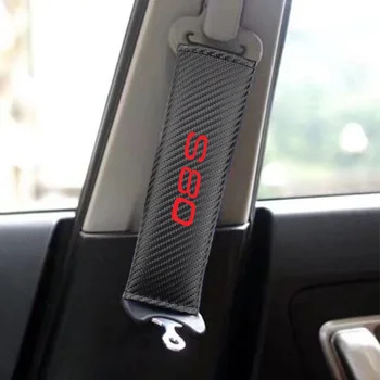 

2 PCS PU Leather Seat Safety Belt Cover FOR Volvo S80 Styling Car Seat Belt Protector Shoulder Pads Protector