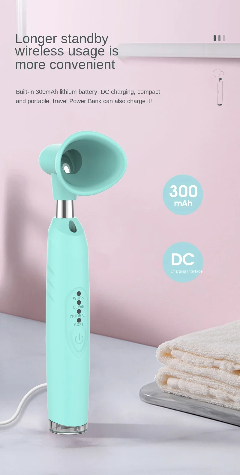 Electric Eyewash Massager Vibration Instrument Anti Wrinkle Eye Massage Stick Dark Circle Removal Aging Eyes Care Portable USB