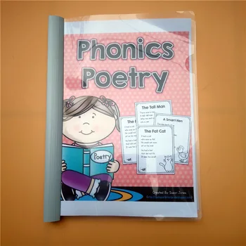 

115 Pages/ Set CVC Phonics Poetry Albums Homework Paper Learning English Practice Reading Book Kids Montessori Child Workbook