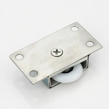 

Heavy Wardrobe Sliding Door Pulley Hanging Wheel Cabinet Sliding Door Roller Surface Mounted Wheel Track Slot Accessories