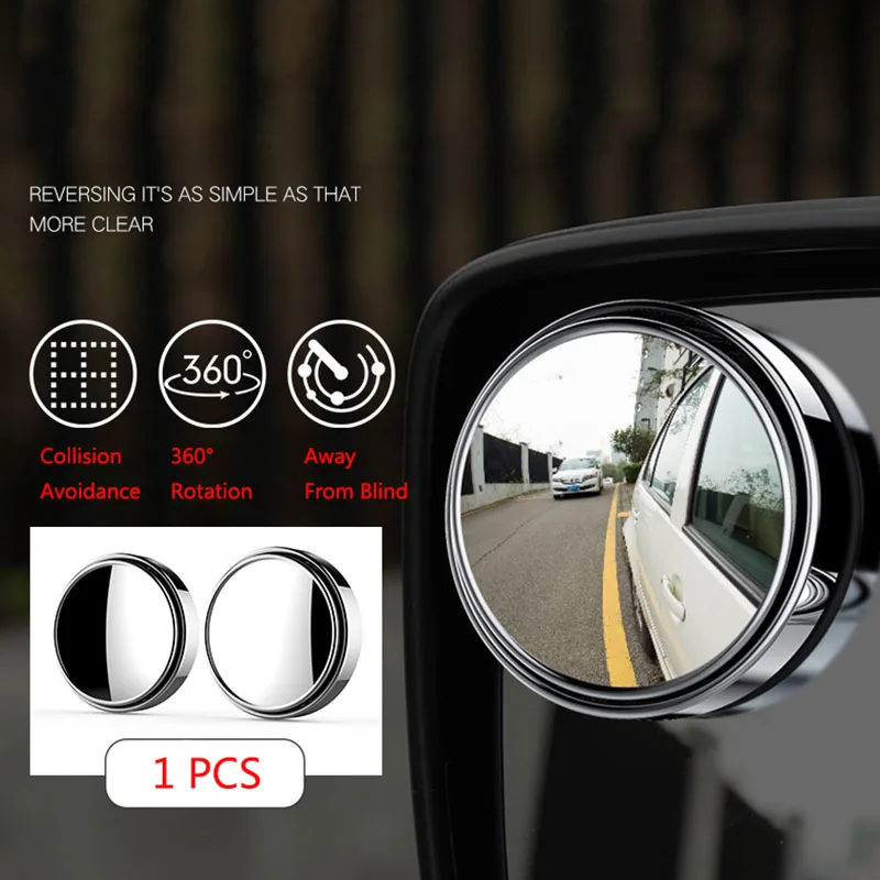 

2020 Car Mirror HD Convex Mirror Blind Spot Auto Rearview Mirror 360 Degree Wide Angle Vehicle Parking Mirrors Car Accessories