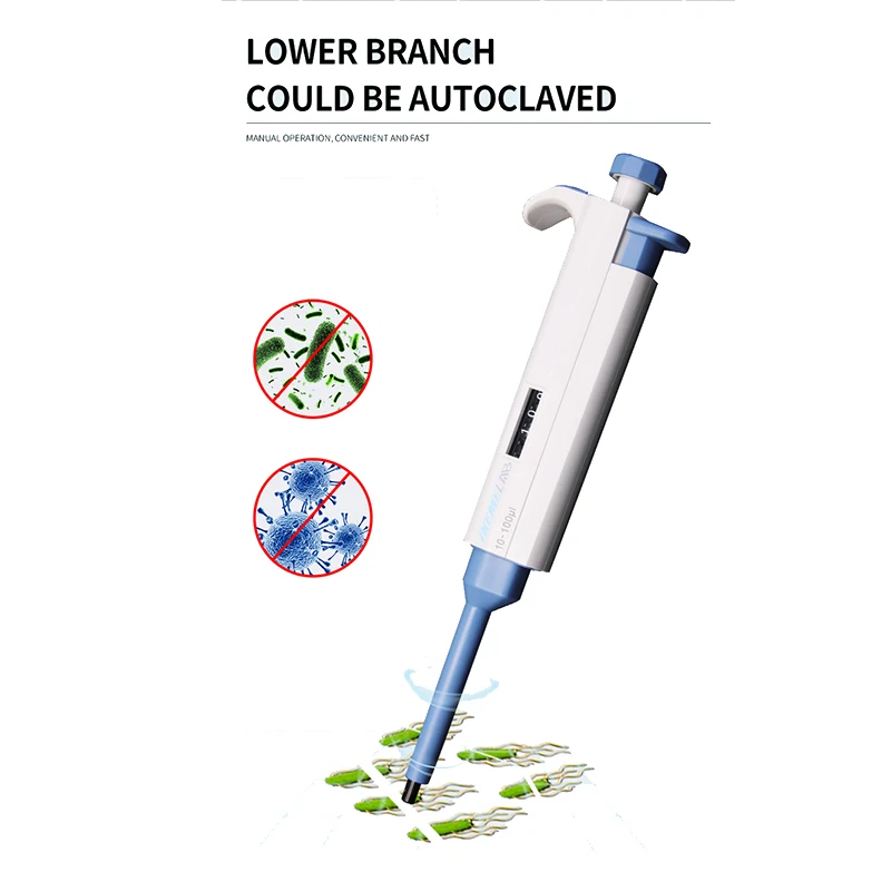 Laboratory Pipette 0.1-10ml Pipeta Single Channel Manual Adjustable Digital Micropipette Lab Equipment Pipettes adjustable pipette plastic pipette glass pipette