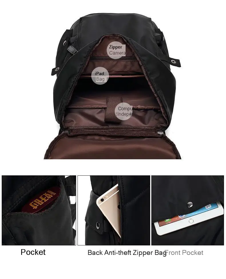 Посылка на обоих плечах, мужской тренд, персональный компьютерный рюкзак, мужской рюкзак для средней школы, отдыха, колледжа, студента, сумка для отдыха