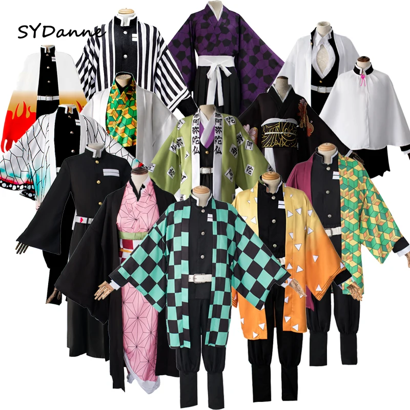 

Anime Kimetsu no Yaiba Demon Slayer Cosplay Costume Kamado Tanjirou Nezuko Agatsuma Zenitsu Tomioka Kimetsu no Yaiba Cosplay