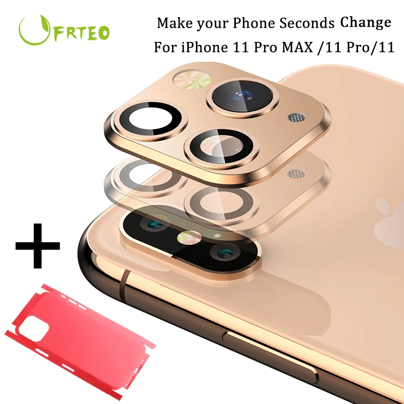 Алюминиевый сплав, объектив для камеры, секундная Замена для iPhone 11 Pro 11 11Pro, максимальное кольцо для объектива для iPhone XS XR XS Max, защитное кольцо для камеры