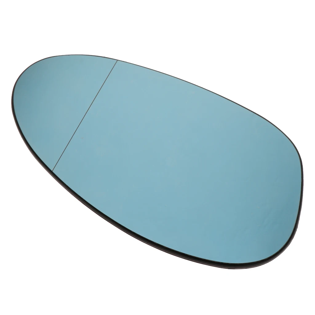 Right Door Side Heated Wing Mirror Glass for BMW 1 Series 3 Series E87 E88 E90 E91 Rear Mirror Lens Equipment (Blue)