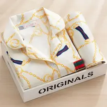 Women's Pajamas Sets Woman Pajama Summer Luxurious Design Suit Long Sleeve Trousers Set Home Clothes Sexy Satin Silk Pijamas 2pc