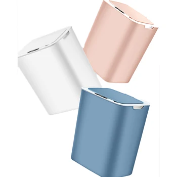 

Intelligent Induction Trash Can With Lid Fully Automatic Electric Creative Touch Free Large Capacity Waste Bin Garbage Container