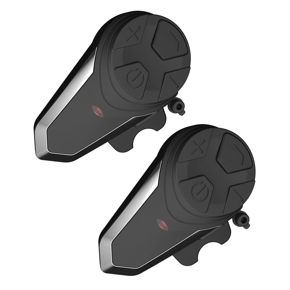 Bluetooth мотоциклетный шлем Интерком fm-радио MP3 gps рация гарнитура Водонепроницаемый Лыжный домофон 800-1000 м двойной пакет