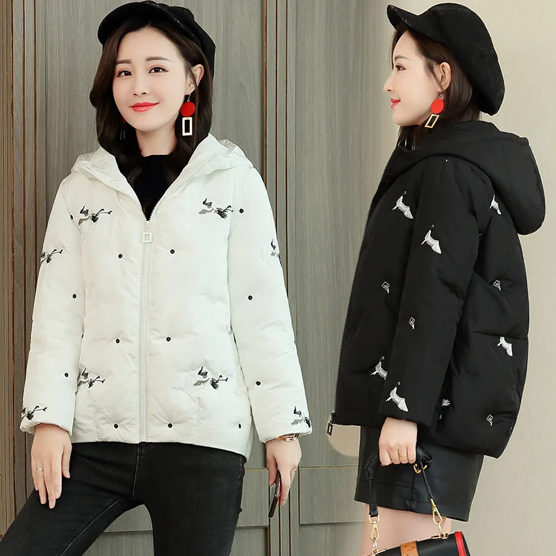 

Women's Small Cotton-Padded Jacket Women's Short 2018 New Style Fashion Loose Version of Chinese-style Cotton-padded Clothes Cra