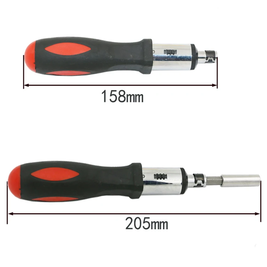 1 Set Ratchet Screwdriver Kit Multifunctional Flexible Shaft Magnetizer Combination Screwdriver Bits Household Hand Tools