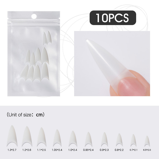 10PCS/LOT False Nail Color Artifical Fake Nails Art  All For Manicure Press On Nail Gel Tools Matt Gel Art Design