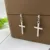 Мода Крест Кулон Хрящ Падение Мотаться Серьги Панк Ювелирные Изделия Для Прохладных Женщин Девушка Дружба Подарки