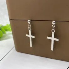 Punk Jewelry Dangle Earrings Cross-Pendant Gifts Cool Cartilage-Drop Girl Fashion Women