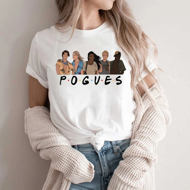 Pogue Life Shirt Pogues Friends Outer Banks OBX T-Shirt Women Harajuku John  B, JJ, Kiara Funny Graphic Tee Lady Girl Tops Tees - AliExpress